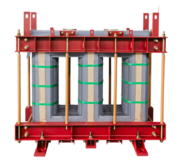 Rdzeń transformatora mocy wypełniony olejem